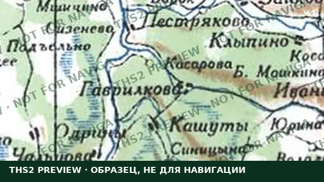 Образец карты с водяным знаком