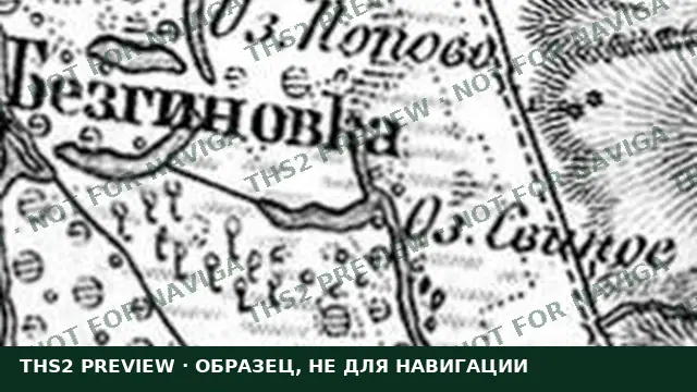 Образец карты с водяным знаком